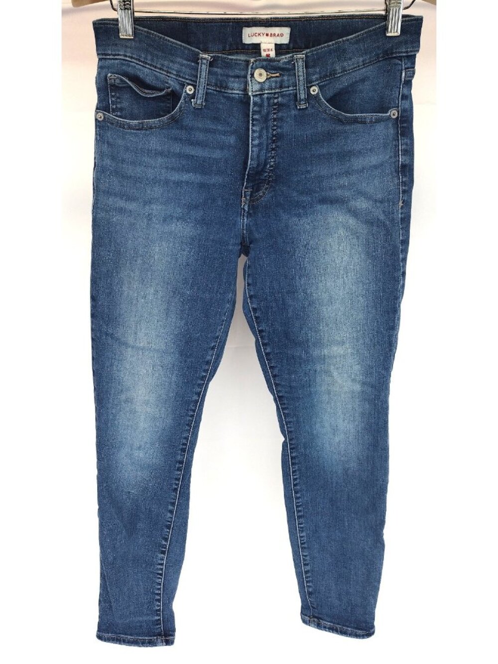 Lucky Brand Medium Wash 10/30 A Ava Mid Rise Skinny Size 10